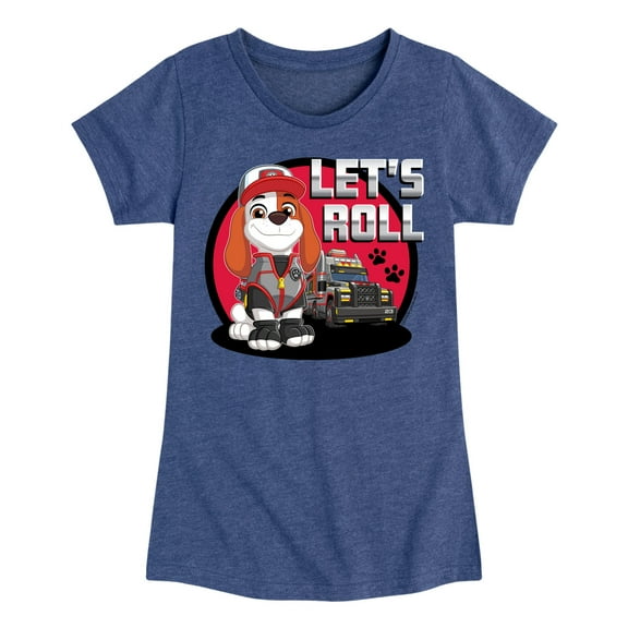 Paw Patrol - Let's Roll Al - Toddler And Youth Girls Short Sleeve Graphic T-Shirt