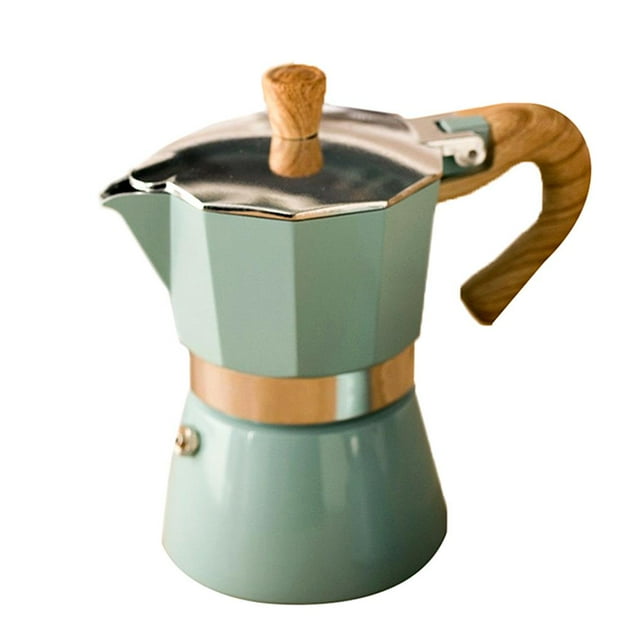 stanreset 150/300ml Aluminum Italian Moka Coffee Maker Percolator Stove Top Pot 150ml
