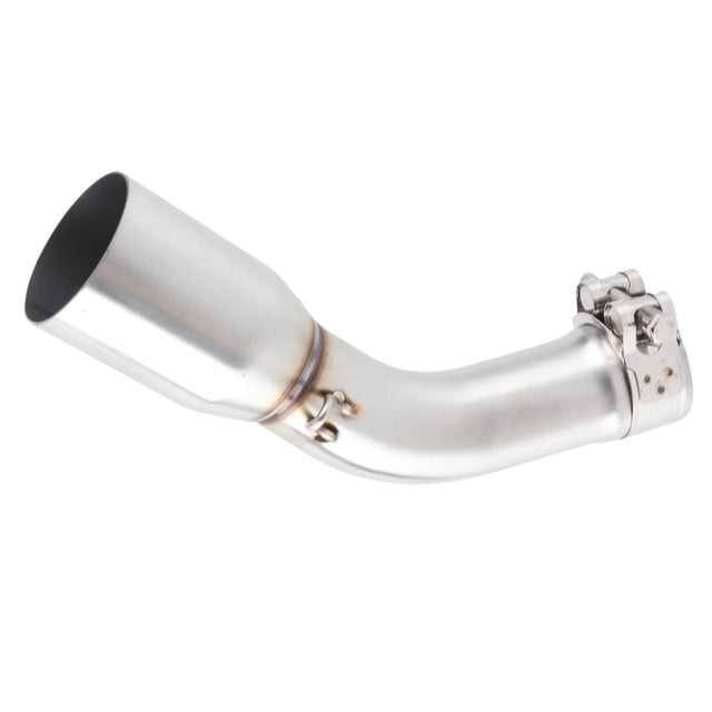 Tubo De Enlace Medio De Escape De Motocicleta, Tubo Medio De Escape De Motocicleta Acero Inoxidable Inoxidable Aspecto Exquisito Para Moto