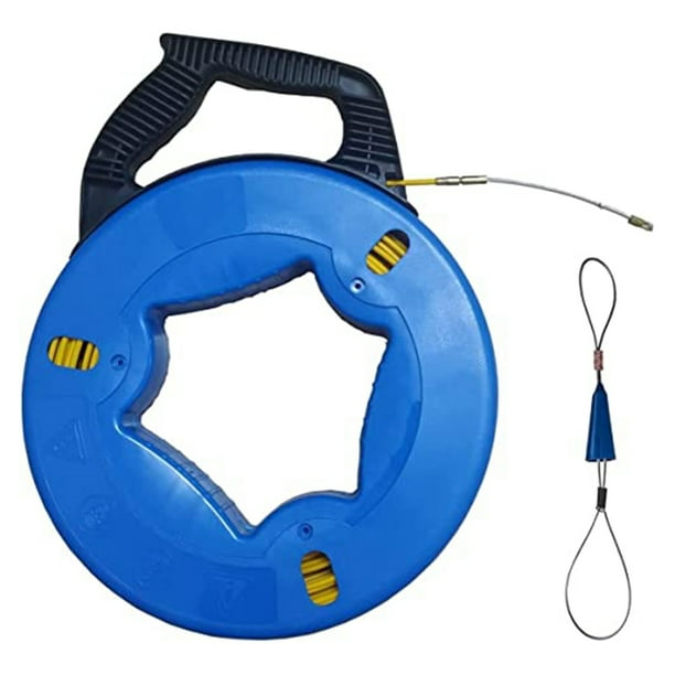 Fish Tape Steel Wire Puller 4mm with a Wire Storage CaseWireThrough