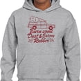 thumbnail image 2 of Burn Some Dust and Eat My Rubber Hoodie Sweatshirt Unisex Small Grey, 2 of 5