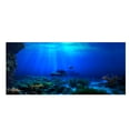 thumbnail image 1 of Póster adhesivo de fondo de SeaWorld para decoración de acuarios (122 x 50 cm), 1 of 14