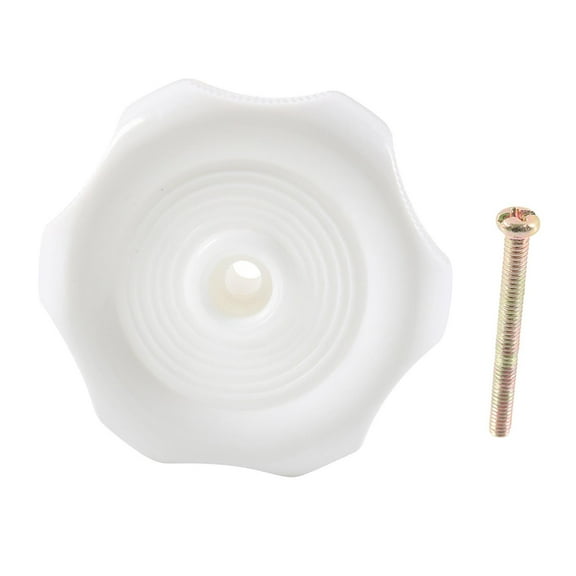 yotijay RV Window and Vent Knob Easy Installation 1" Shaft Campers Interior Hardware White 1Pc
