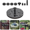 thumbnail image 1 of Solar Powered Fountain, Floating Solar Fountain Pump1.5WBird Bath Outdoor Solar Fountain Outdoor Fountain Free Standing Solar Panel Kit Water Fountain, 1 of 5