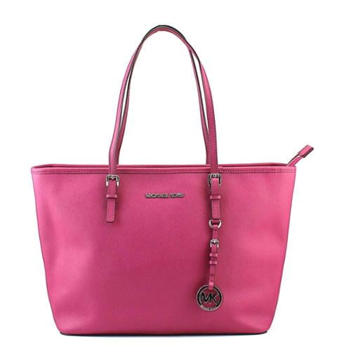 Jet Set Travel Top Zip Women Purple Tote NWT