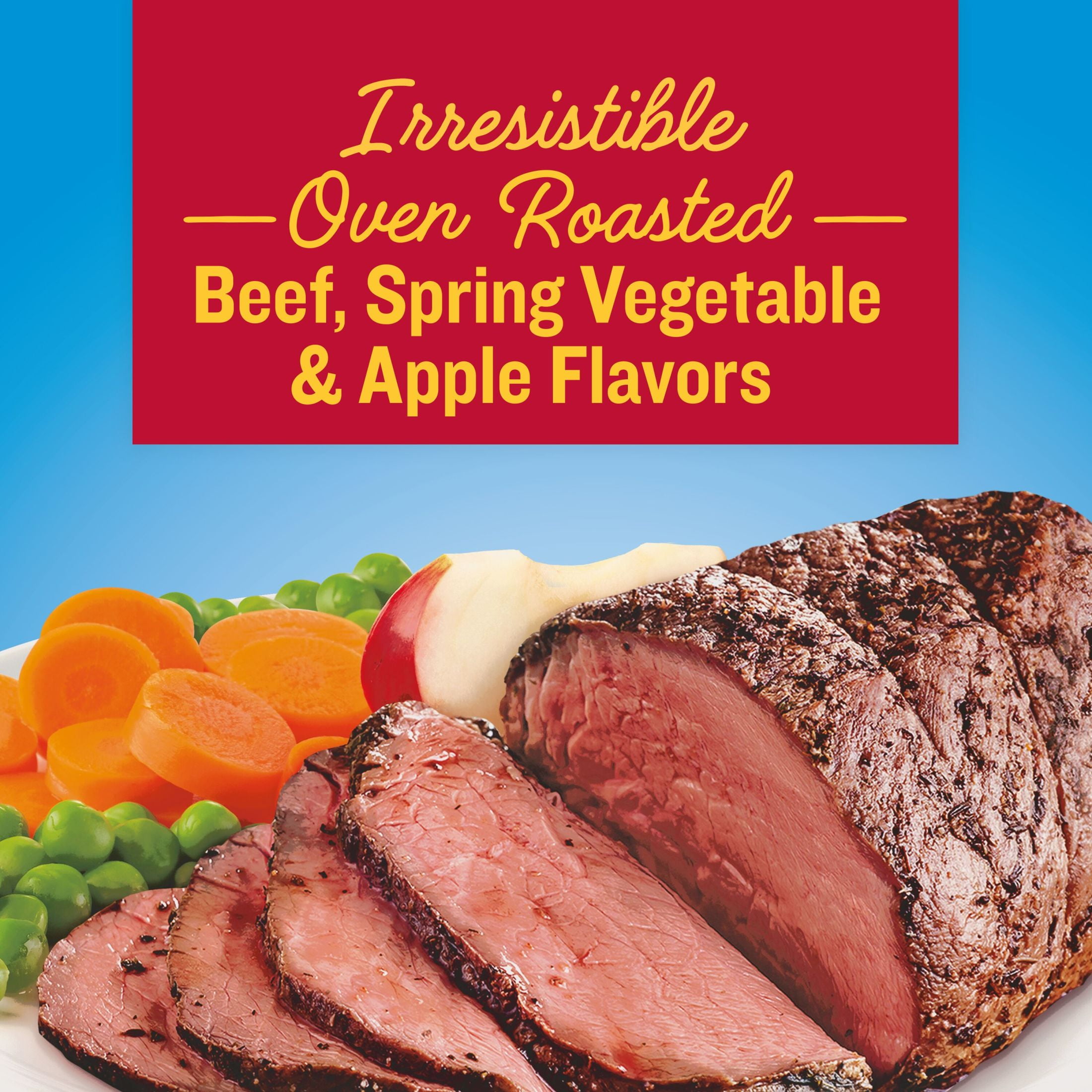 Kibbles 'n Bits Bistro Oven Roasted Beef, Spring Vegetable & Apple Flavors Dry Dog Food, 3.5 lb. Bag