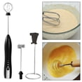 thumbnail image 4 of Espumador de leche eléctrico, licuadora de café portátil para chocolate caliente, Negro, 4 of 6