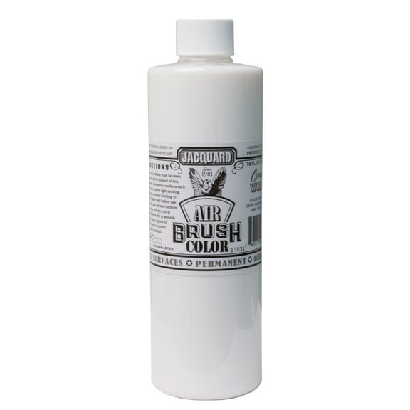 Jacquard Airbrush Paint - 16 oz, Opaque White