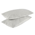 thumbnail image 6 of Pemberly Row Transitional Gray Finish Cotton Linen Blend King Sham, 6 of 6