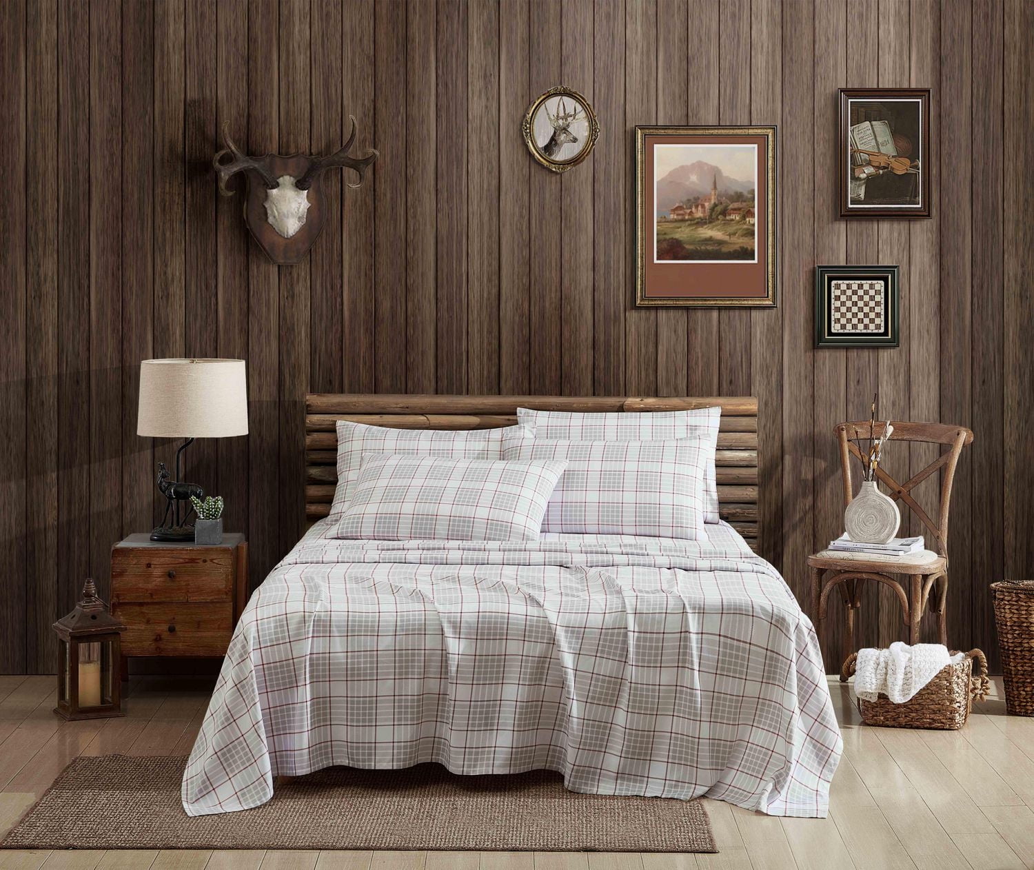 Ensemble de draps en flanelle de polyester imprimé Coleman
