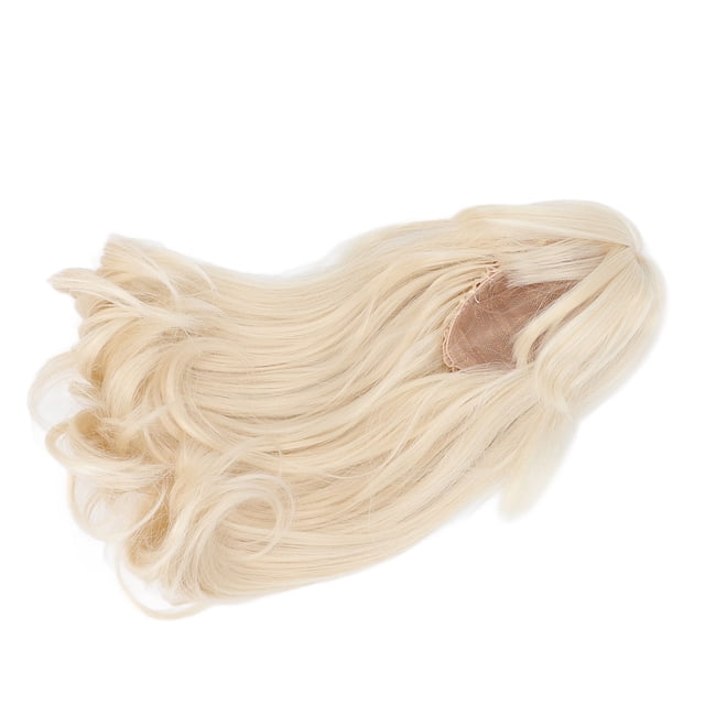 Poupée Jouet Cheveux Longs Vierges 2124Cm Ensemble de Cheveux de Fée de Rêve 3 Points Tête Tissu en Fil Textile en Maille Tissu en Cheveux Synthétiques Poupée