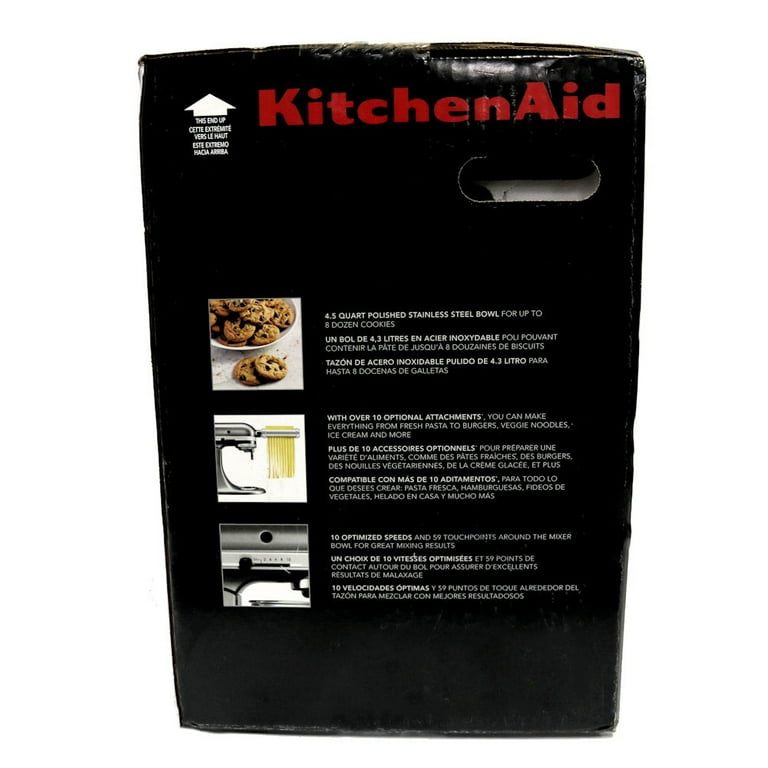 KitchenAid KSM96 Ultra Power Plus Tilt-Head Stand Mixer, Red, 4.5 qt