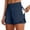 Navy, variant on WAYUTE Women's Shorts High Waist Running Shorts Athletic Workout Shorts for with Pockets Gym Yoga White Summer Shorts
