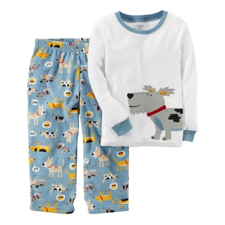 Carters 2pc Boy dog side app Print