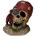 thumbnail image 1 of Aqua Della Pirate Skull with Eye Patch, 1 of 3