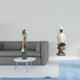 thumbnail image 2 of Figura Decorativa De Loro Africano Tribal, Escultura Ligera De Resina, Adorno Para El Hogar, Hoteles, Escritorio, Mesa, Centro De Mesa, Decoración De Armarios, 2 of 8