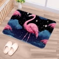 thumbnail image 5 of Flamingo Polyester Non-Slip Outdoor Carpet Door Mat - Machine Washable Door Rugs, 5 of 6
