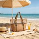 thumbnail image 4 of Bolso de playa colorido para mujeres, hombres y adolescentes, de tela Oxford transparente, organizador de viaje, bolsa de almacenamiento transparente para natación, compras, hogar, oficina, picnic,, 4 of 6
