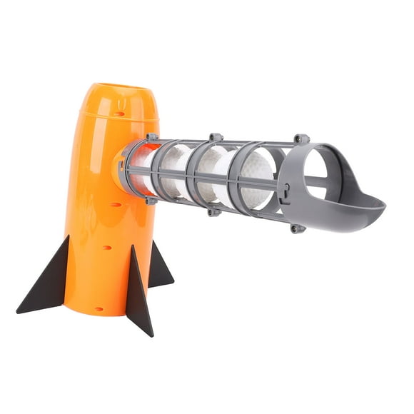 Machine Automatique de Lancer de Baseball Démarrage en un Clic Entraîneur de Baseball en Plastique avec 5 Balles et Bâton de Baseball pour l'Extérieur