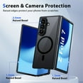 thumbnail image 3 of GAOBAO Magnetic for Samsung Galaxy Z Fold 7 Case, Hinge Protection, Shockproof Translucent Slim Phone Case for Samsung Z Fold 7, Clear, 3 of 7