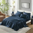 thumbnail image 3 of Premium Satin Bedding - 6-Piece Set with 16" Deep Pockets, Wrinkle-Free & Gentle on Hair/Skin (Full Sizes), 3 of 15
