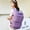 Purple, variant on Large Gym Duffle Bag for Women Men Travel Weekender Backpack Bags with Shoes Compartment Dry Wet Separated