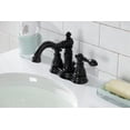 thumbnail image 2 of Fauceture FSC1600ACL American Classic 4 in. Centerset Bathroom Faucet with Brass Pop-Up, Matte Black, 2 of 3