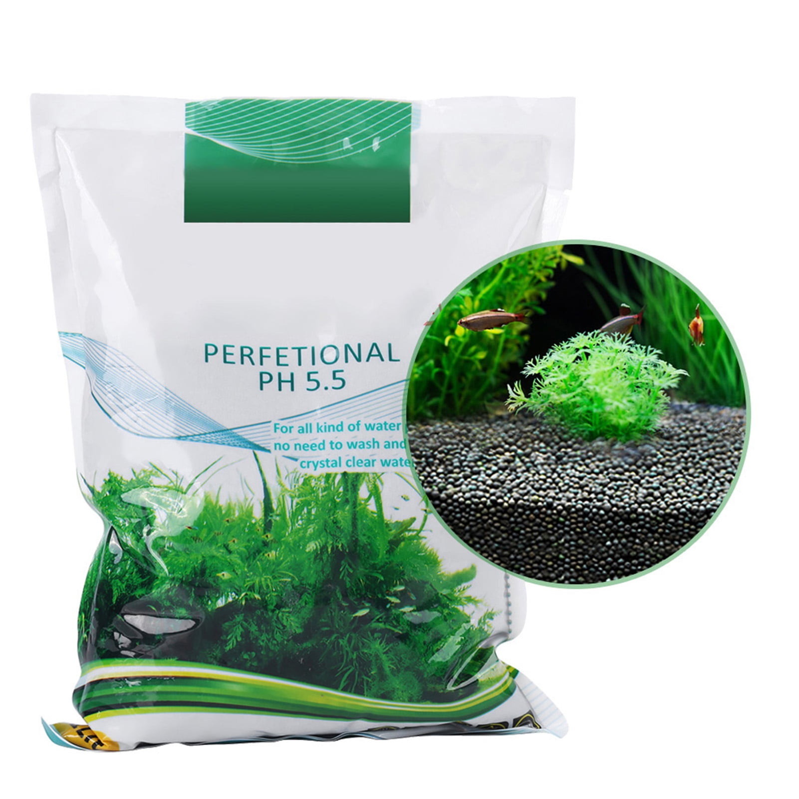 1000g Aquarium Mud, Promote Plants Growth Fish Tank Bottom Water Grass Seeds Plant Sand for the Most Types of Grass