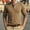 Brown_002, variant on Domuza Long Sleeve Henley Shirts for Men Cotton 3 Button Casual Fashion T Shirts Fall Solid Color Soft Comfy Regular Fit Basic Tee Army Green 3XL