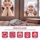 thumbnail image 2 of Xiao Hua Caja de almacenamiento con ventana, caja de regalo, hojalata ligera, para galletas, dulces y alimentos (6 unidades), 2,55 x 0,98 pulgadas, 2 of 5