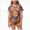 A57-Orange, variant on Girls Comfortable And Breathable Short Sleeved Top Shorts Home Clothes Halloween Cute Pattern Homewear Set