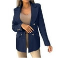 thumbnail image 1 of Vestes Décontractées pour Femmes Manches Longues Retroussables Ouvertes pour Bureau Affaires, 1 of 6