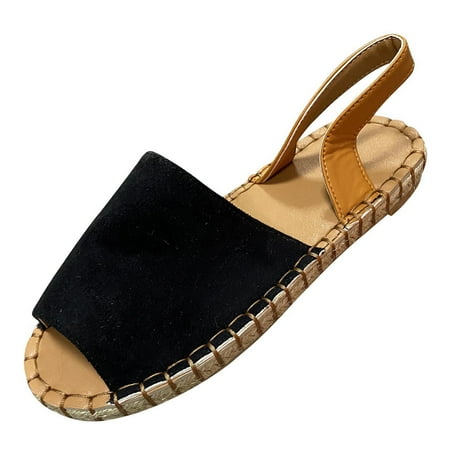 

Womens Summer Flat Espadrille Breathable Fisherman Shoes Fish Mouth Sandals Summer Open Toe Slide Sandals Comfortable Flats Flip-Flops Sandal Casual Platforms Wedge Sandals Heeled Sandals A29190