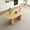 Natural, variant on Noble House 63" Oval Dining Table for 6, Marble Top with Wood Strip Base, Modern Farmhouse Kitchen Table, White
