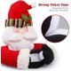 thumbnail image 2 of Juego de 2 alzapaños con hebilla para cortina de Navidad, alzapaños con hebilla para cortina de muñeco de nieve de Papá Noel, decoración para ventanas, adorno para botella de vino, 2 of 5