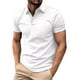 thumbnail image 1 of Camisa de manga corta SCZ transpirable de verano para hombres Blanco S, 1 of 4