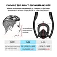 thumbnail image 4 of Diving Mask Mask Underwater Anti Fog Full Face Snorkeling Mask For Women Men Kids Swimming Snorkel Diving Equipment, 4 of 6
