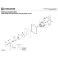 thumbnail image 6 of Kingston KS3045DKL Kaiser Single-Handle Three-Way Diverter Valve with Square Trim Kit in Oil Rubbed Bronze, 6 of 9