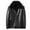 Black #01, variant on Nmnitkp Jackets for Men Easy Cleaning Care Men’s Stand Collar Leather Jacket Casual Faux Leather Motorcycle Jacket Outerwear Coat with Zipper Pockets & High Quality Fabric Leather Jacket Men