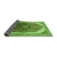 thumbnail image 2 of Ahgly Company Indoor Square Oriental Green Industrial Area Rugs, 5' Square, 2 of 4