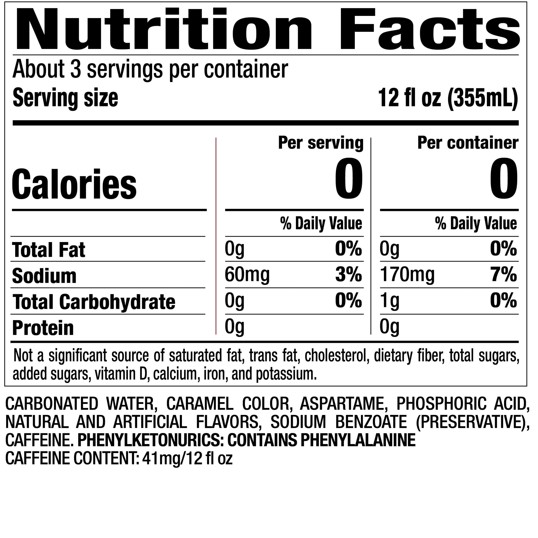 Diet Dr Pepper Soda Pop, 1 L, Bottle