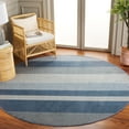 thumbnail image 2 of SAFAVIEH Pyramid Talisha Geometric Area Rug, Navy/Ivory, 6'7" x 6'7" Round, 2 of 7