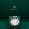 thumbnail image 2 of Pre-Owned Rolex Day-Date II 41MM 218239 Silver Diamond Dial Fluted Bezel 18K White Gold President Bracelet, 2 of 8