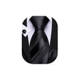 thumbnail image 1 of Set de Corbata de Seda a Rayas Barry.Wang, 150 cm de Longitud, 1 of 5