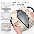 thumbnail image 3 of Yiaed Floral Print Lunch Bag Adult Insulated Lunch Box, Leakproof Cooler Food Lunch Containers Reusable High Capacity Lunch Tote Bags-One Size, 3 of 6