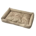 thumbnail image 2 of Cama para perro de exterior con cojín, impermeable y acogedora, colchón para dormir en interiores, almohadilla para jaula para Shiba Inu y Chihuahua. Oro, 2 of 8