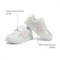 thumbnail image 5 of DREAM PAIRS Girls Shoes Toddler Sneakers Kids Shoes with Hook and Loop Storybook Casual Walking Shoes, 5 of 6