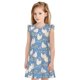 thumbnail image 1 of Fotbe Funny Chicken Vestido de Dormir para Niñas de 3 a 10 Años, Mangas Cortas, Estilo Princesa, Pijama Camisón con Mangas Voladas-Large, 1 of 6