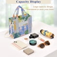 thumbnail image 5 of FORMRS Womens Corduroy Tote Bag Crossbody Shoulder Handbag with Pocket, Seaside Boat, 5 of 7