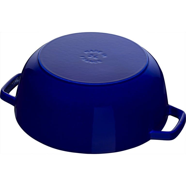 Staub Cast Iron 3.75-qt Essential French Oven with Lilly Lid - Grenadine 